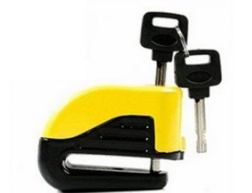 Anti-theft steel bicycle disc brake lock