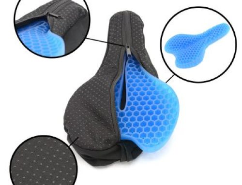 Cold gel honeycomb cushion bicycle seat