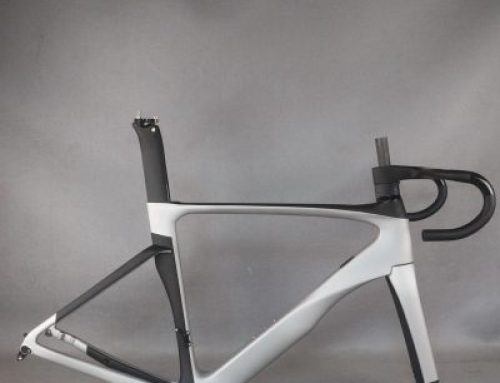 Electroplated silver custom paint road frame