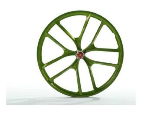 Hollow spokes integrated bicycle wheel