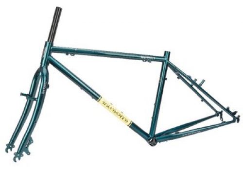 Steel travel cycling bicycle frame set