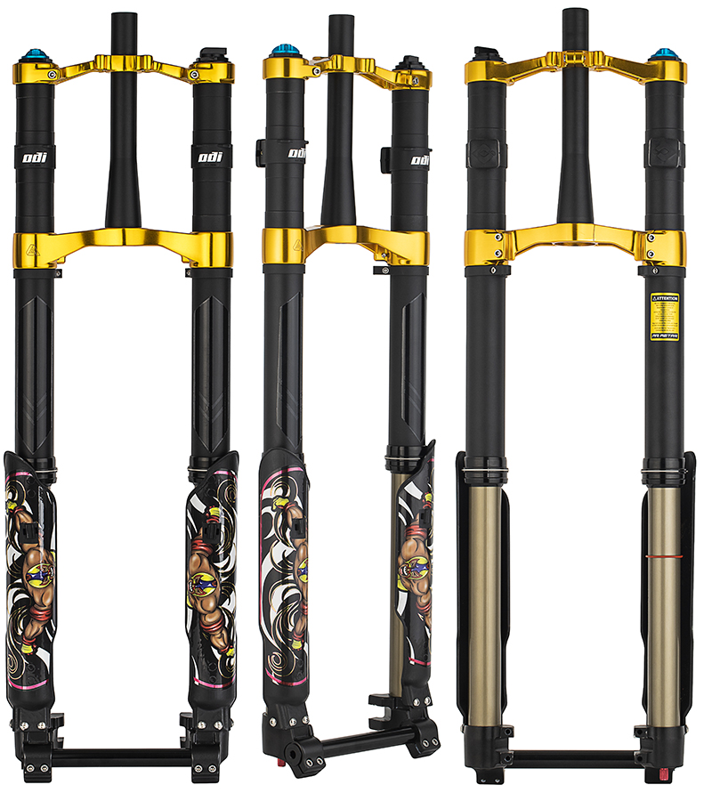 Longstroke suspension mountain bike fork